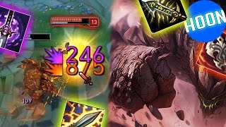 평타 한방에 900 !? 진정한 돌주먹 ! 궁 박으면 꼼짝도 못한다 ! 돌주먹 AD 말파이트 ! [테스터훈]