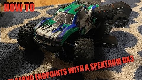 HOW TO SET SERVO ENDPOINTS WITH A SPEKTRUM DX3 RADIO! #rccar