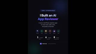 I made an AI that reviews iPhone apps — 1 hour of autonomous GUI work #agent #ai #automation