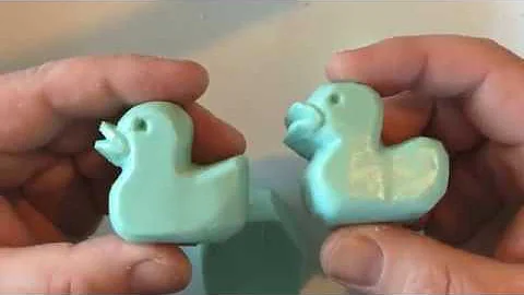 Duck soap carving