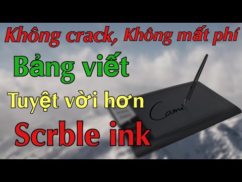 Dạy học online đơn giản – Bảng viết tuyệt vời hơn Scrble ink – white board