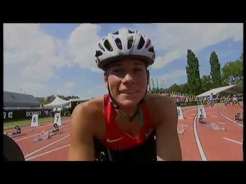 Athletics - women's 100m T54 semifinals 2 - 2013 IPC Athletics World
Championships, Lyon