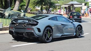 First McLaren 675LT in Monaco - Start up \& Driving