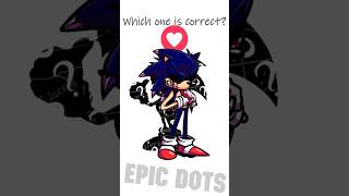 Which one correct Sonic.exe the hedgehog puzzle ? #shorts #viral #sonic #sonicthehedgehog #art