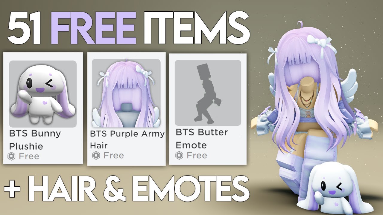 GET 51+ FREE ROBLOX ITEMS 🥰😍 AUGUST 2023 