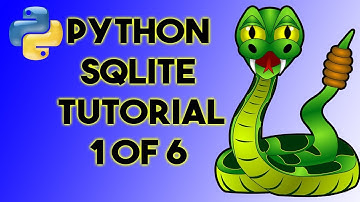 SQLite and Python Tutorial - Creating a Database Part 1 of 6