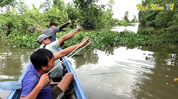 Hành Trình Săn Bắt Bằng Ná Cao Su Hấp Dẫn, Hài Hước - Chim Cò Khìa Nước Dừa/Slingshot/NGÃ NĂM TV