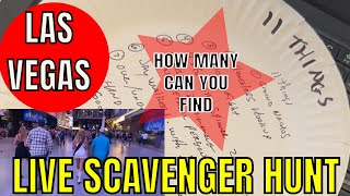 11 Things on a Paper Plate scavenger hunt - Las Vegas Action FUN ✅  Las Vegas LIVE Tour