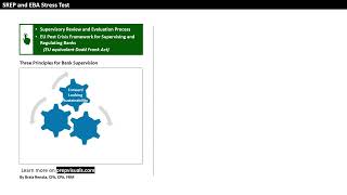 FRM Part 1 Prep Course  -Book 1, Chapter 3  - SREP and EBA Stress Test