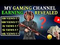 My Gaming Channel EarnIng Revealed |Gaming Channel Earn For 100,10k Views💸Full Proof 😱@S2RTDMGAMER