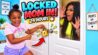 GIRL Locked MOM in Her Room for 24 HOURS! (BIG MISTAKE)😱