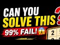Only Genius Can Solve This 🧠 | Live Puzzle Challenge 🔥#numberPuzzle #brainTeaser