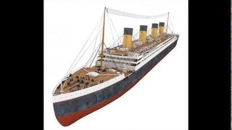 Titanic 3D Model | Watercraft 3D Models | max, 3ds, c4d, obj, lwo