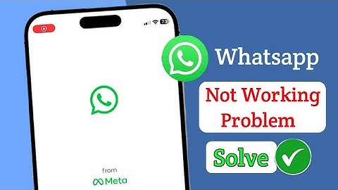 How To Fix whatsapp not working problem 2025 | Whatsapp Not Working Problem Solution