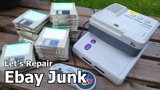 Let's Repair - Ebay Junk - Super Wild Card - Floppy Pirates - SNES Jr screenshot 5