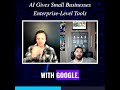 AI Gives Small Businesses Enterprise-Level Tools #ai #airevolution #smallbusiness #aiadoption