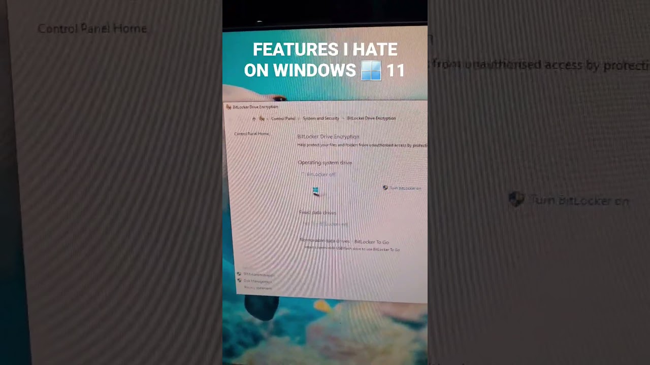Features I hate on windows 11 