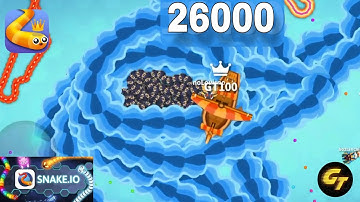 Snake Game | Snake.io Game Score upto 26000 Points | New Skin Unlocked | Snake .io Game #Gameplay