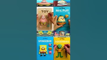 Unboxing SpongeBob X Squidward X Patrick X Ms Puff