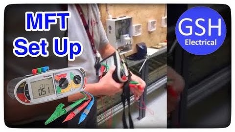 How to set up your Megger MFT Test Instrument for Continuity - Demonstration of Zeroing the Leads