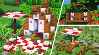 Minecraft - 6 Simple Camping Creations / Decorations!