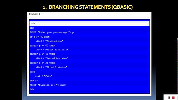 CLASS : VII | CH - 5 | QBASIC PROGRAMMING CONSTRUCT | PART - 2 | MR. SACHIN VERMA