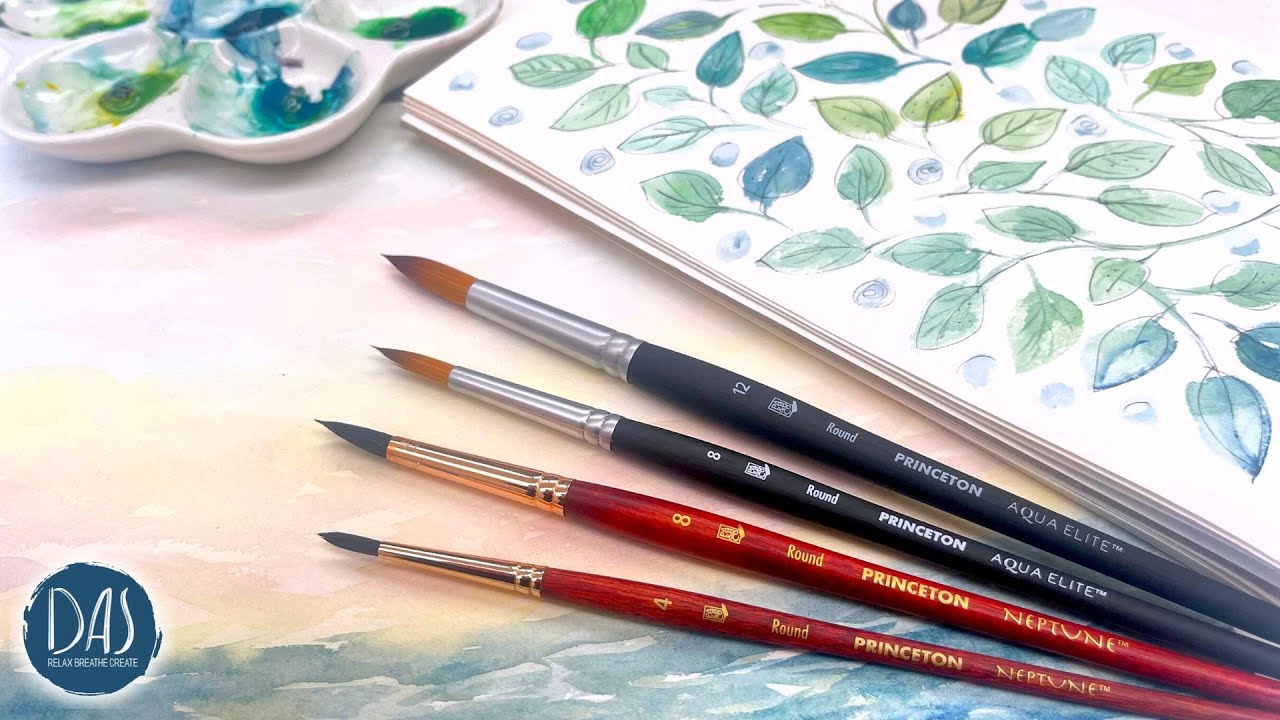 Which is the BEST Brush - Princeton Aqua Elite or Neptune? - Kris DeBruine  Studio