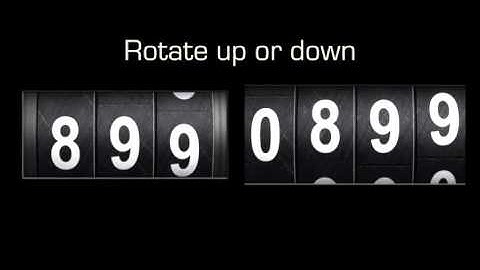 Odometer number counter - After Effects Template