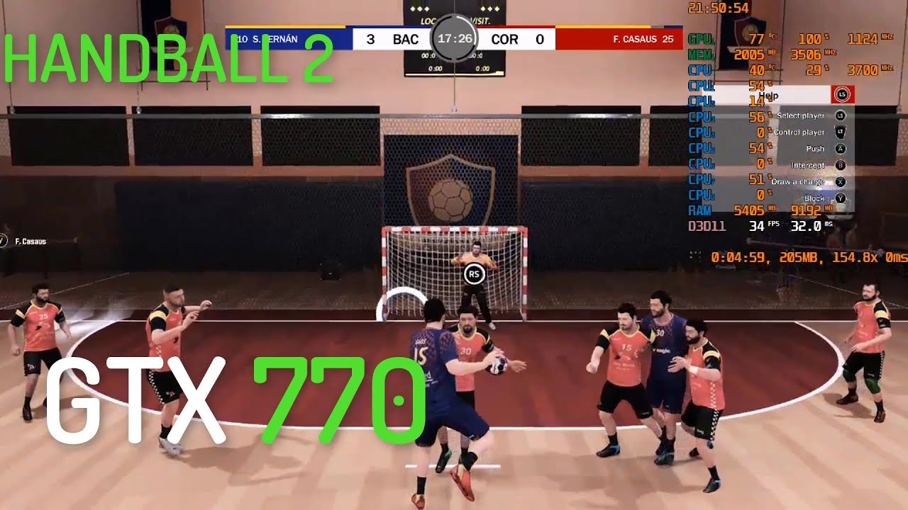 HANDBALL 21 On Pc GTX 770 Part 02 Gaming test