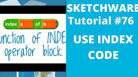 Use index operator in sketchware...#76 Dakat studio