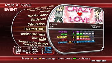ITG - CRAZY❤️LOVE Expert / CSP 98.41% FULL EXCELLENT COMBO 63ex [DDR X3]