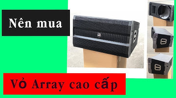 Vỏ Aray 40 đơn 3 chân và 4 chân ván ép nhập 1.8cm  ship toàn quốc. LH Cao Điểm Audio 0904063649