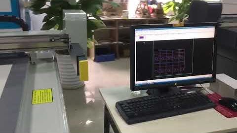 Chipboard rigid packaging box digital cutting v groove AOKE kasemake CNC flatbed cutter plotter