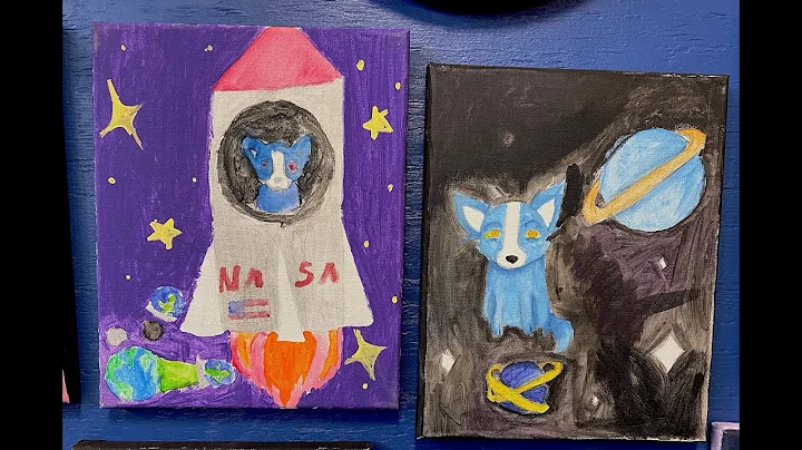 Student Spotlight: Blue Dog in Space