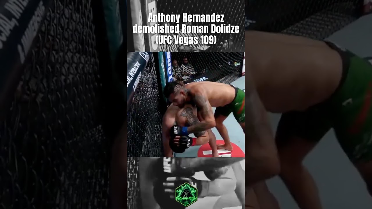 Anthony Hernandez destroys Roman Dolidze (UFC Vegas 109) OddSmokerMMA