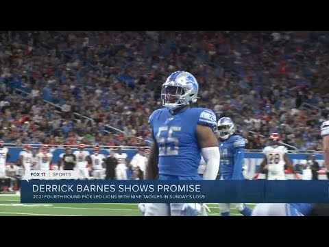Derrick Barnes shows promise in loss to Bengals