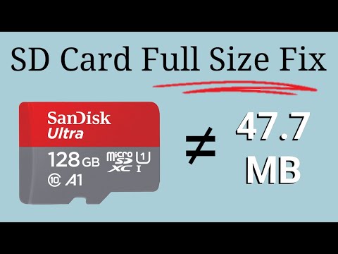 Fix SD Card Not Showing Full Capacity (Windows Tutorial)