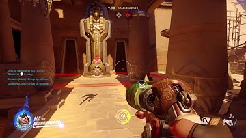 Overwatch: 1:15 attack on Anubis