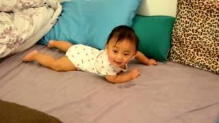 Tristan Swimming Not Jumping On The Bed