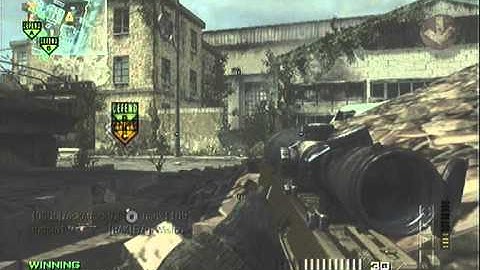 mw3 ground war domination spawn trap barret 50