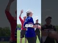 Catch a pass from Josh Allen ✅ #shorts #nfl #buffalobills #joshallen #makeawish @makeawish