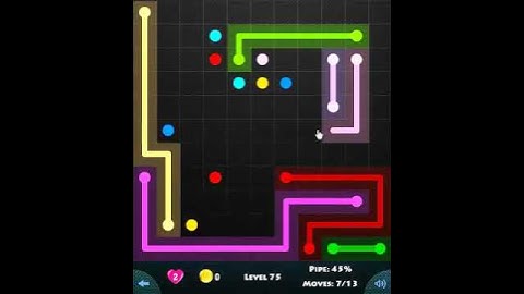 11 × 11 MANIA LEVEL 75 - FLOW GAME ON FACEBOOK Connect the dots