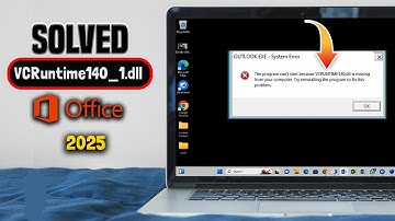 How To Fix The Error VCRUNTIME140_1.dll Missing Or Not Found Error On Windows 10 and Windows 11 2025