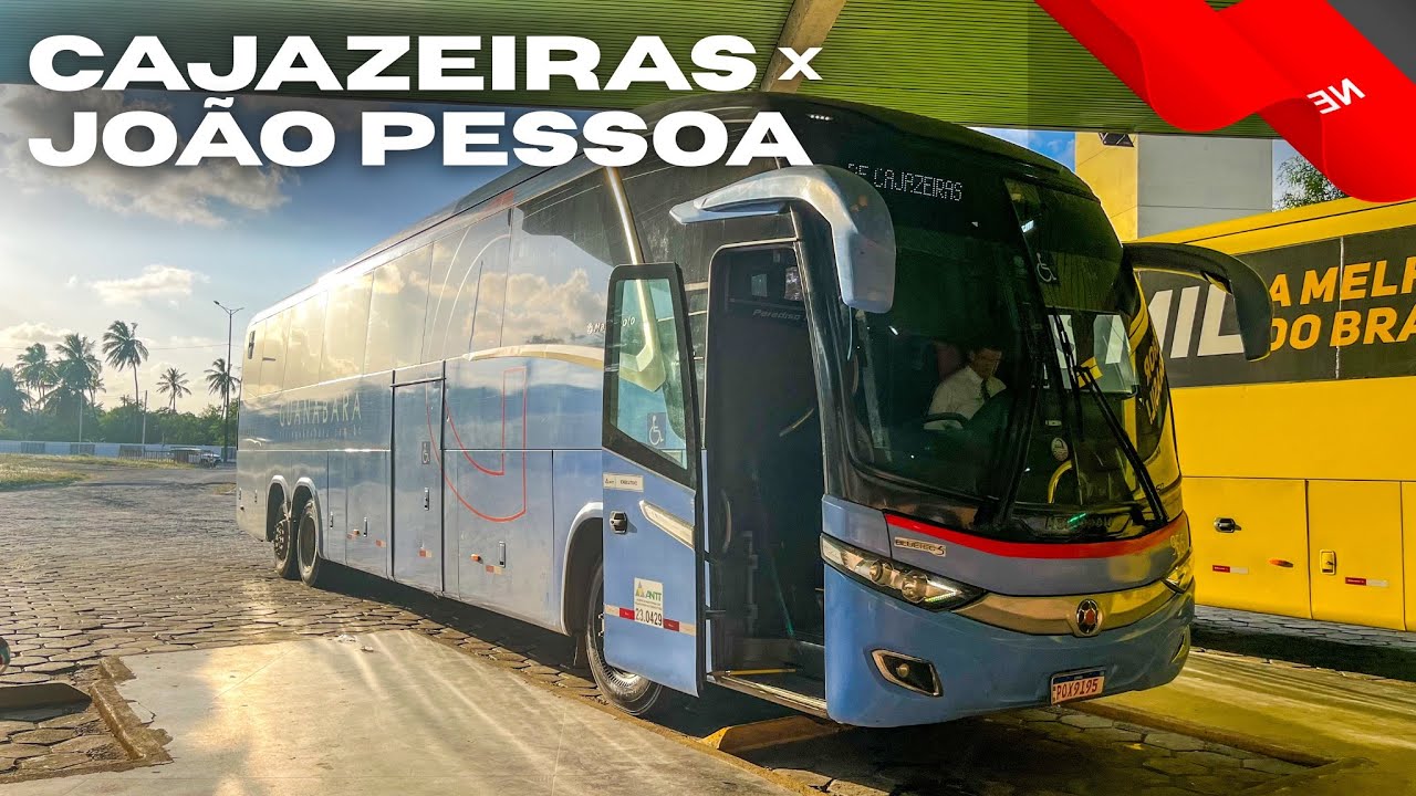 Viagem de CAJAZEIRAS para JOÃO PESSOA | O ônibus NÃO CHEGOU EM TEMPO e fomos de EXECUTIVO 👎