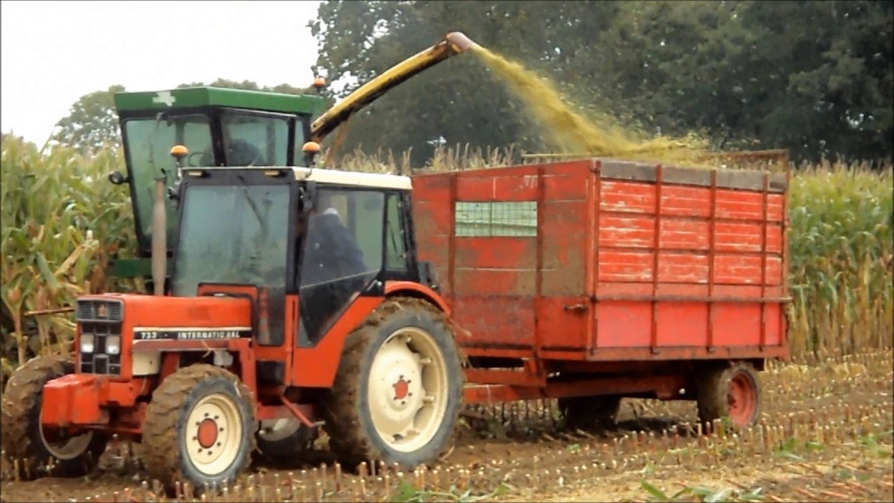 Ensilage de maïs à l'ancienne, octobre 2020, St Sauveur le vicomte, 1ère partie ;