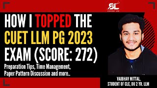 Success story of Vaibhav Mittal, CLC, DU LLM | CUET LLM PG 2024  | BHU LLM 2024 | DU LLM 2024