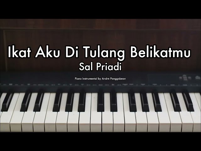 Ikat Aku Di Tulang Belikatmu - Sal Priadi | Piano Karaoke by Andre Panggabean class=