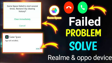 Game space not installed problem & game space open problem kaise thik Kare || kaise update kare..