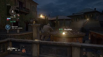 Rolling quick scope Headshot Uncharted 4 Multiplayer match