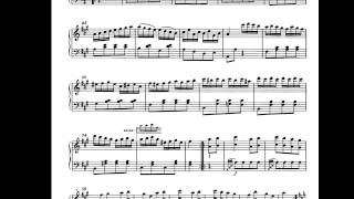 Video thumbnail of "Mozart. Sonata para piano nº 11 en La Mayor. Kv 331 III-Alla Turca Allegretto. Partitura y Audición"